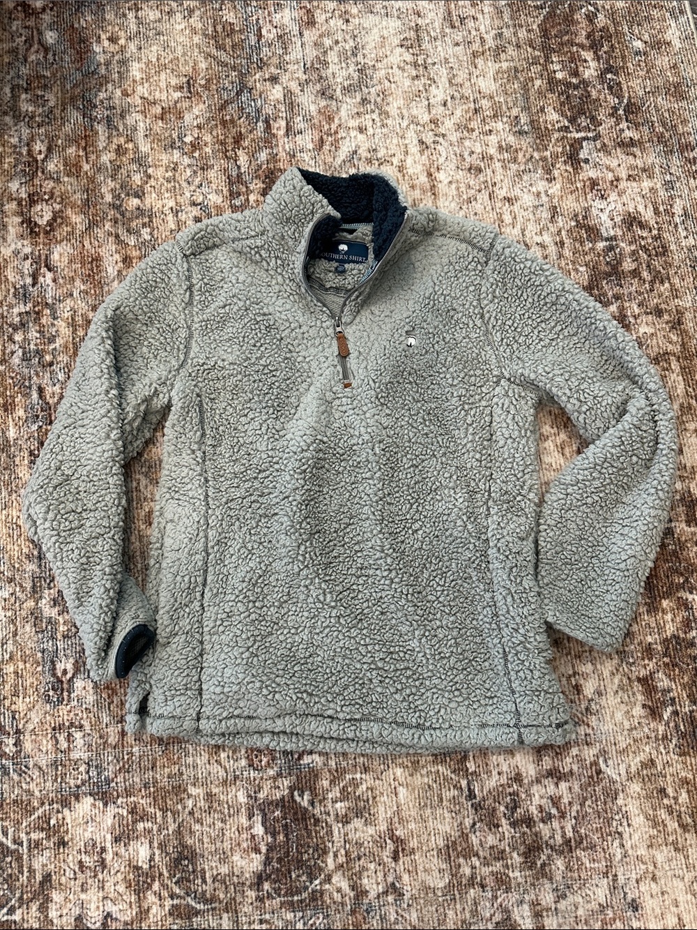 Souther shirt half zip pullover
